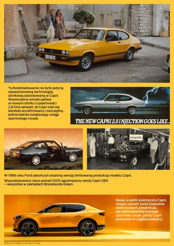 Ford Capri t - nowy rozdział w historii legendarnego modelu