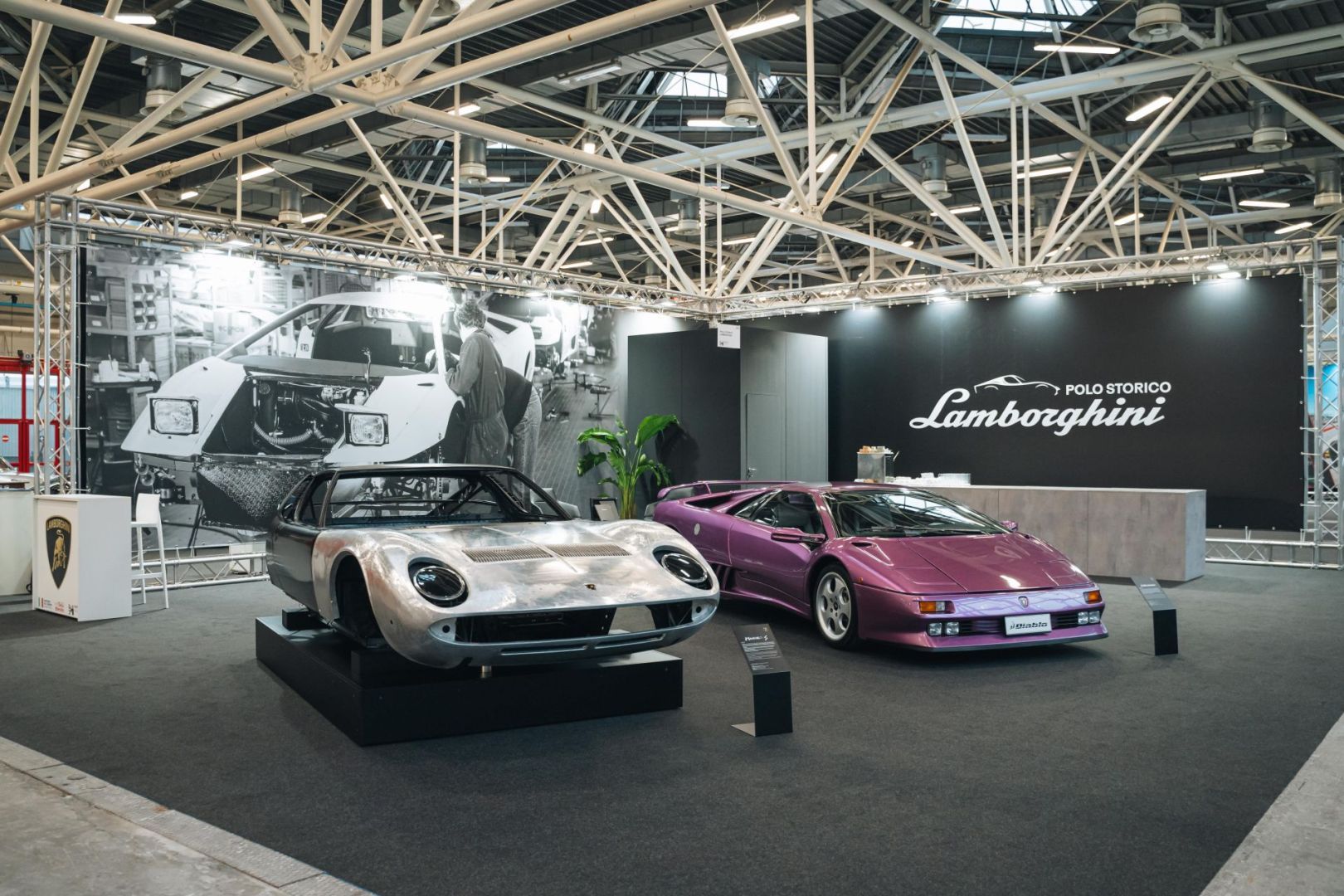 Automobili Lamborghini na targach Auto e Moto dEpoca 2024